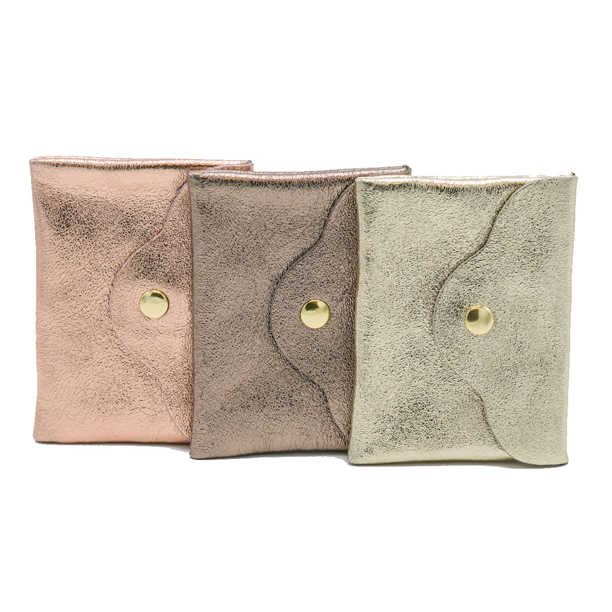 Portemonnee Small Metallic Rose gold