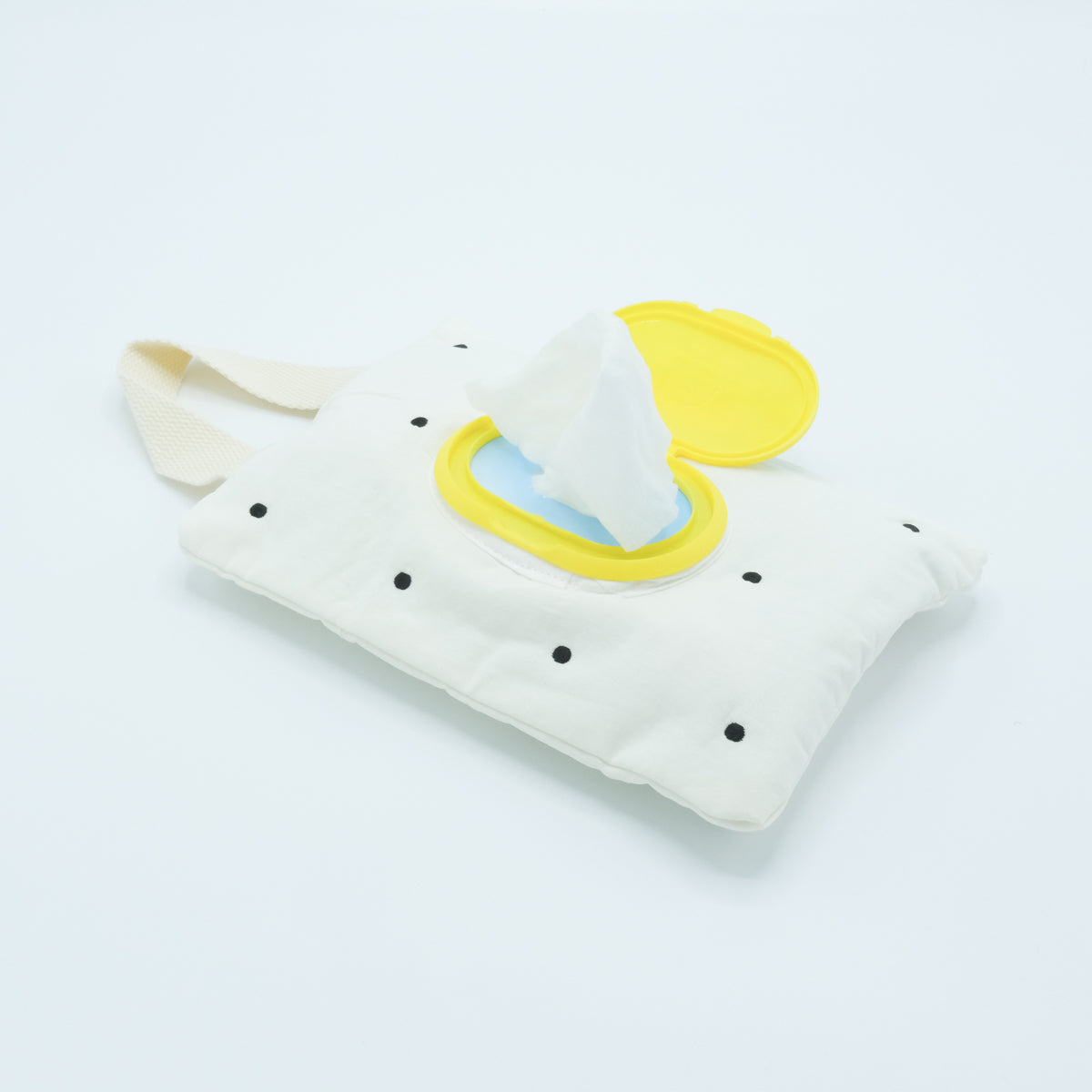 Etui voor vochtige doekjes white dots