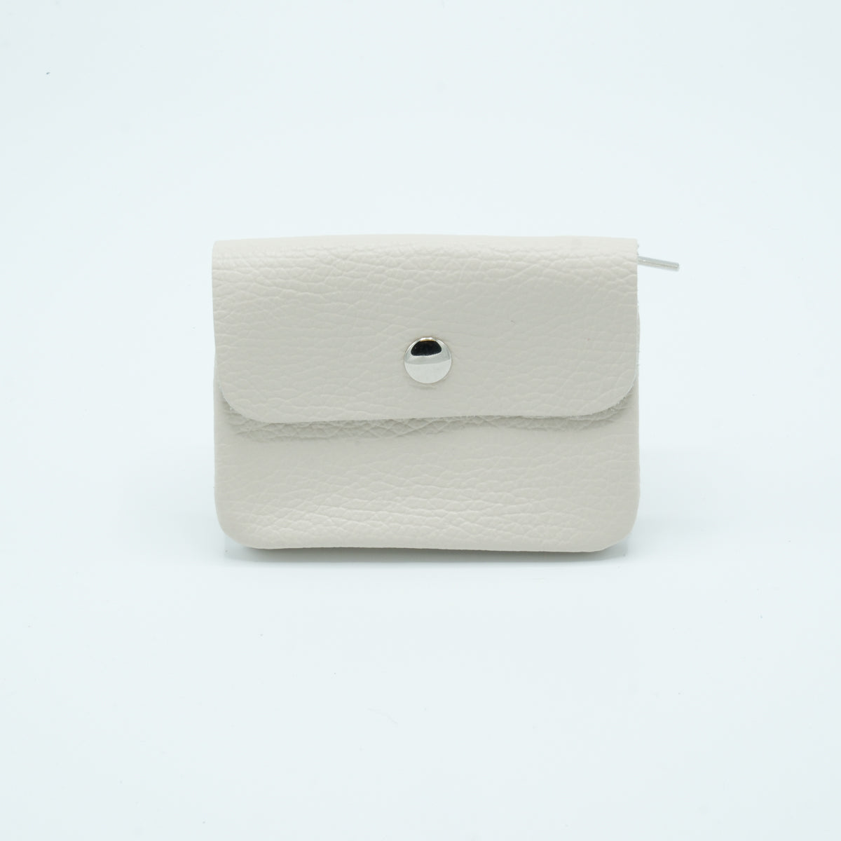 Mini portemonnee met rits beige