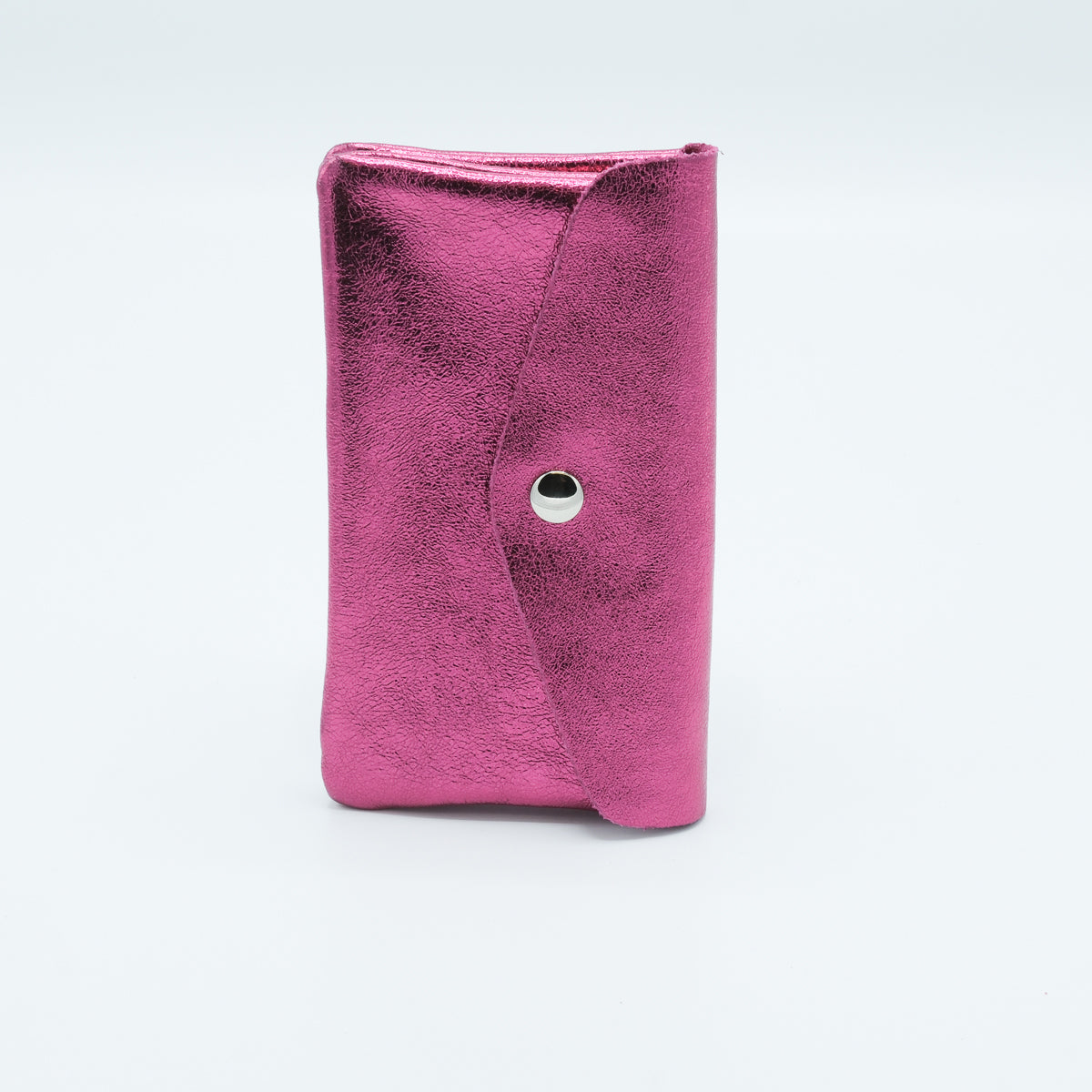 Portemonnee Large Metallic Fuchsia