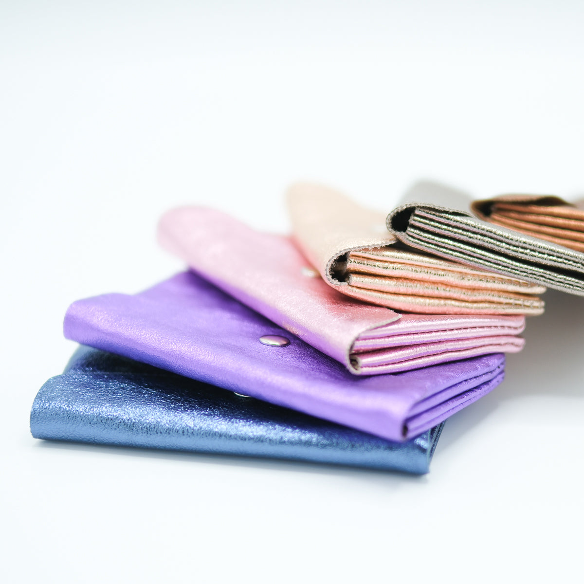 Portemonnee Large Metallic Rose gold