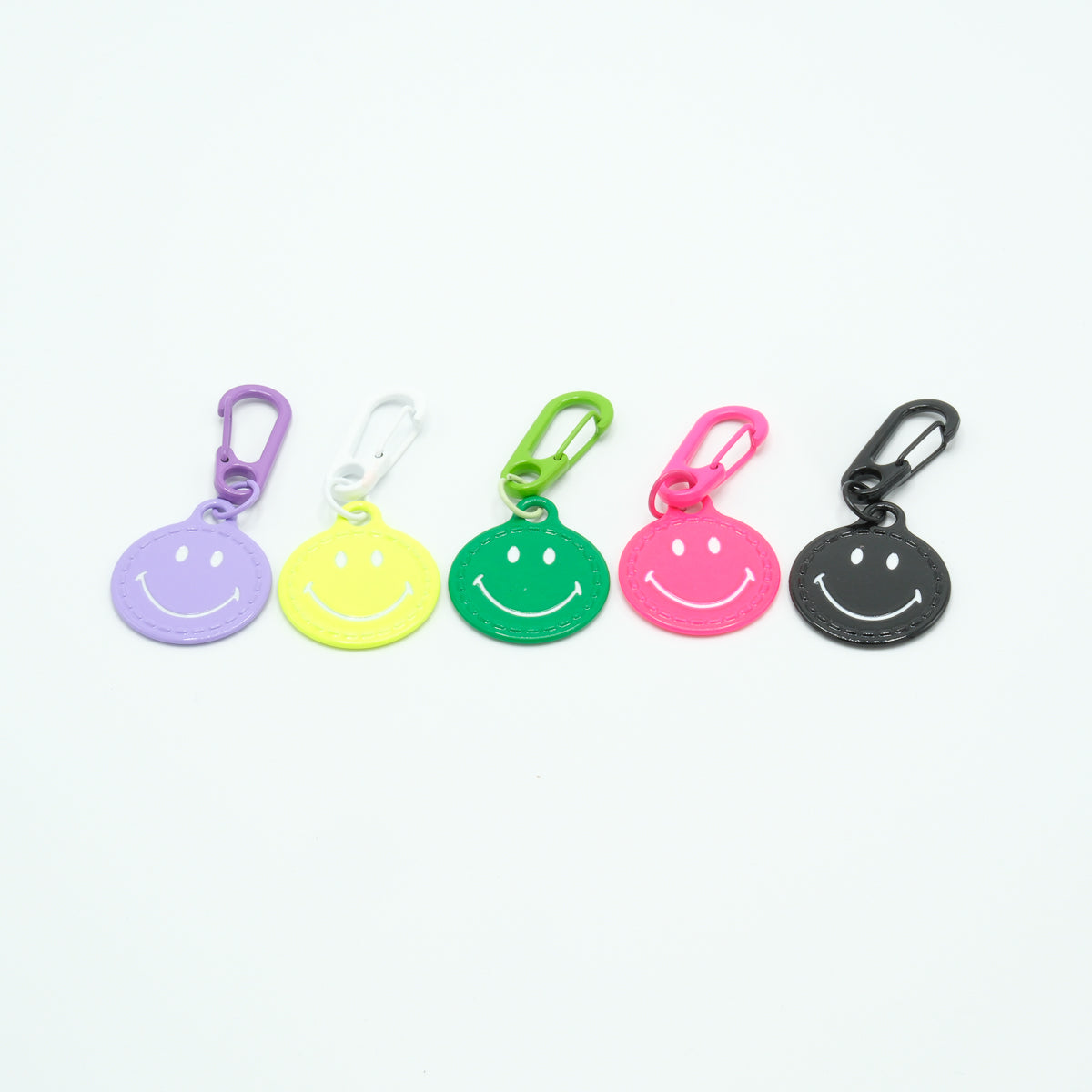 Sleutelhanger smiley paars