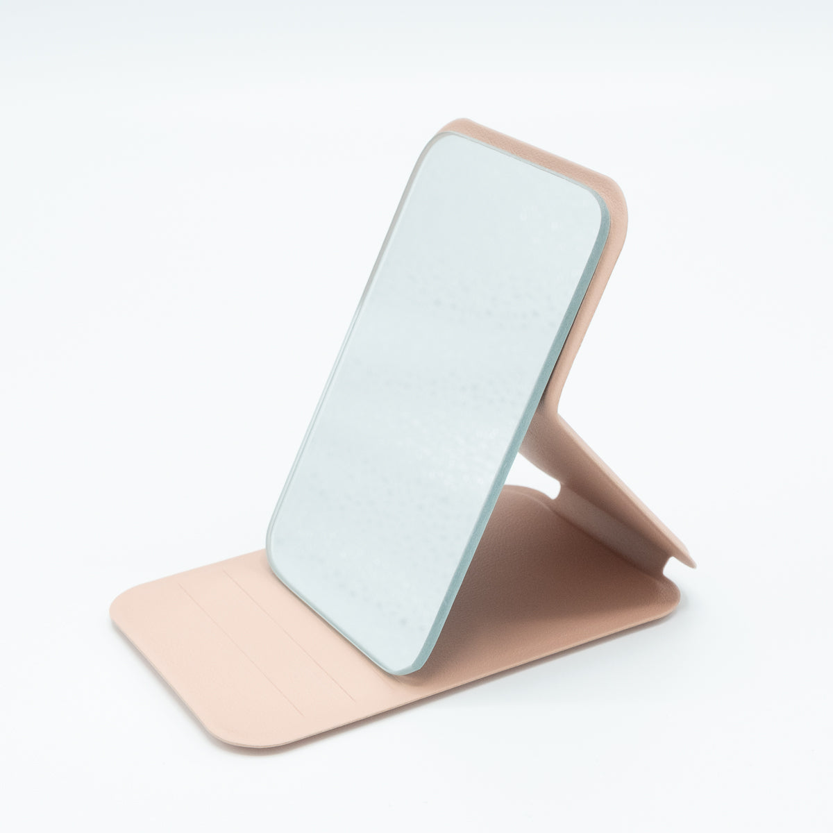 Make-up spiegel roze handtasformaat