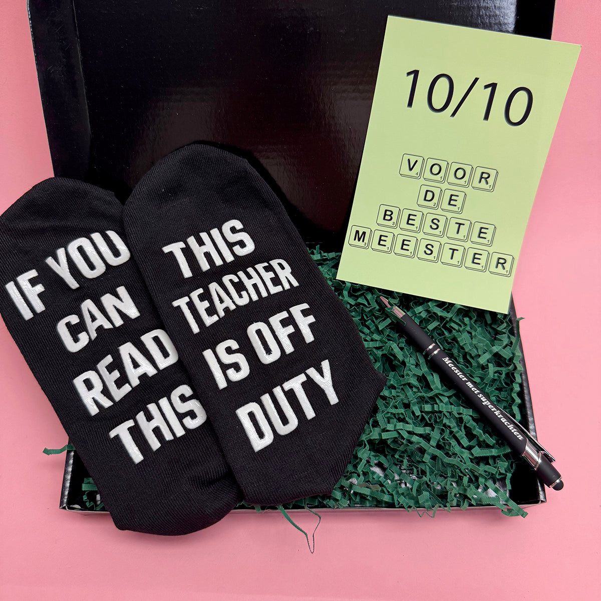 Cadeaubox: This teacher is off duty