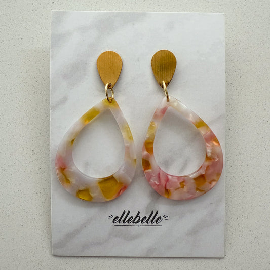 Oorbellen: druppeloorbellen epoxy