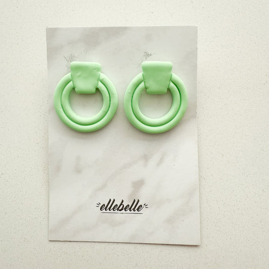 Oorbellen: Oorbel Modern Mollie groen