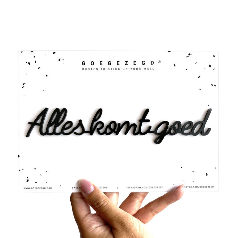 Quote Goegezegd
