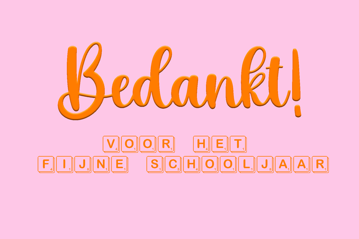 Cadeaubox: Beste juf van het jaar!