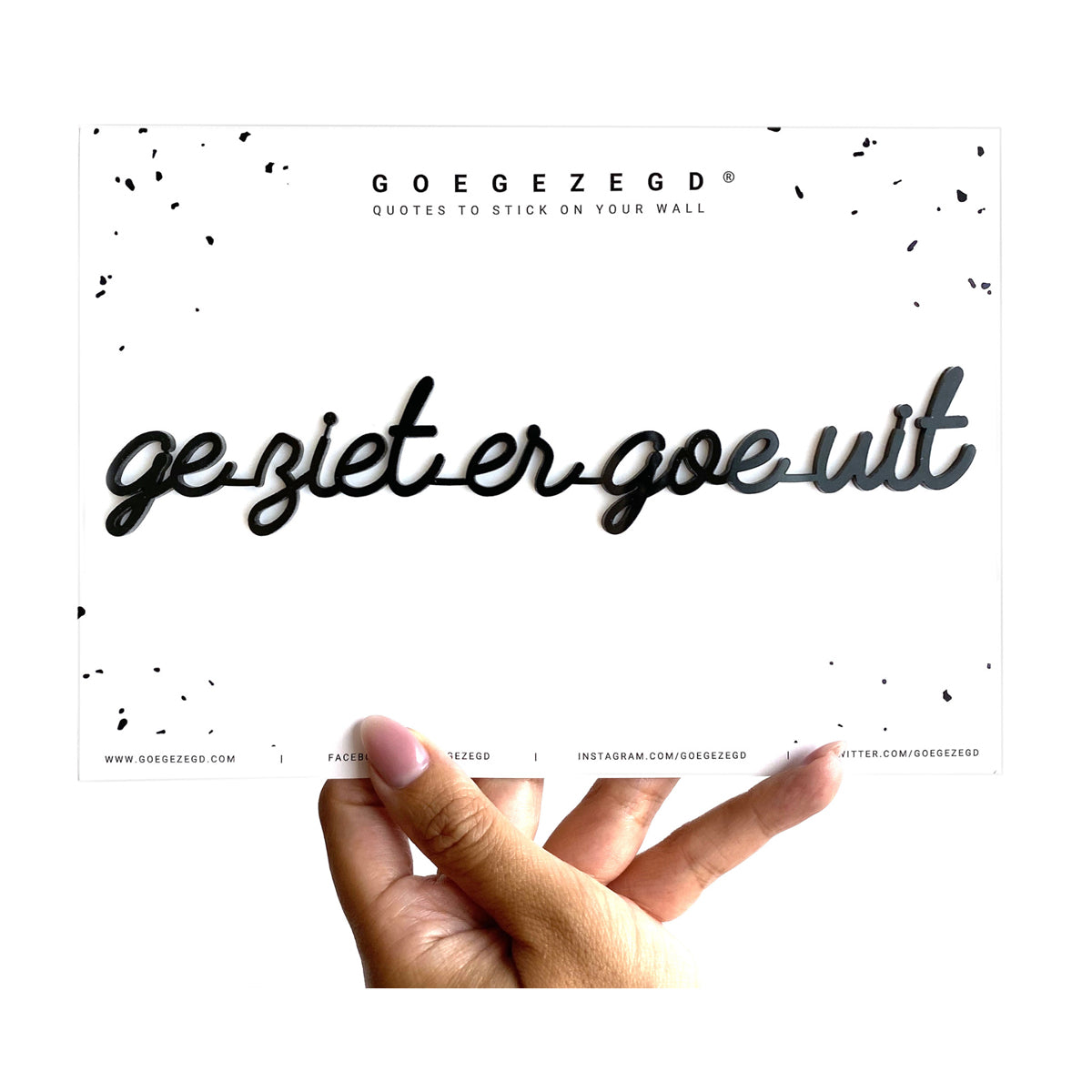 Quote Goegezegd