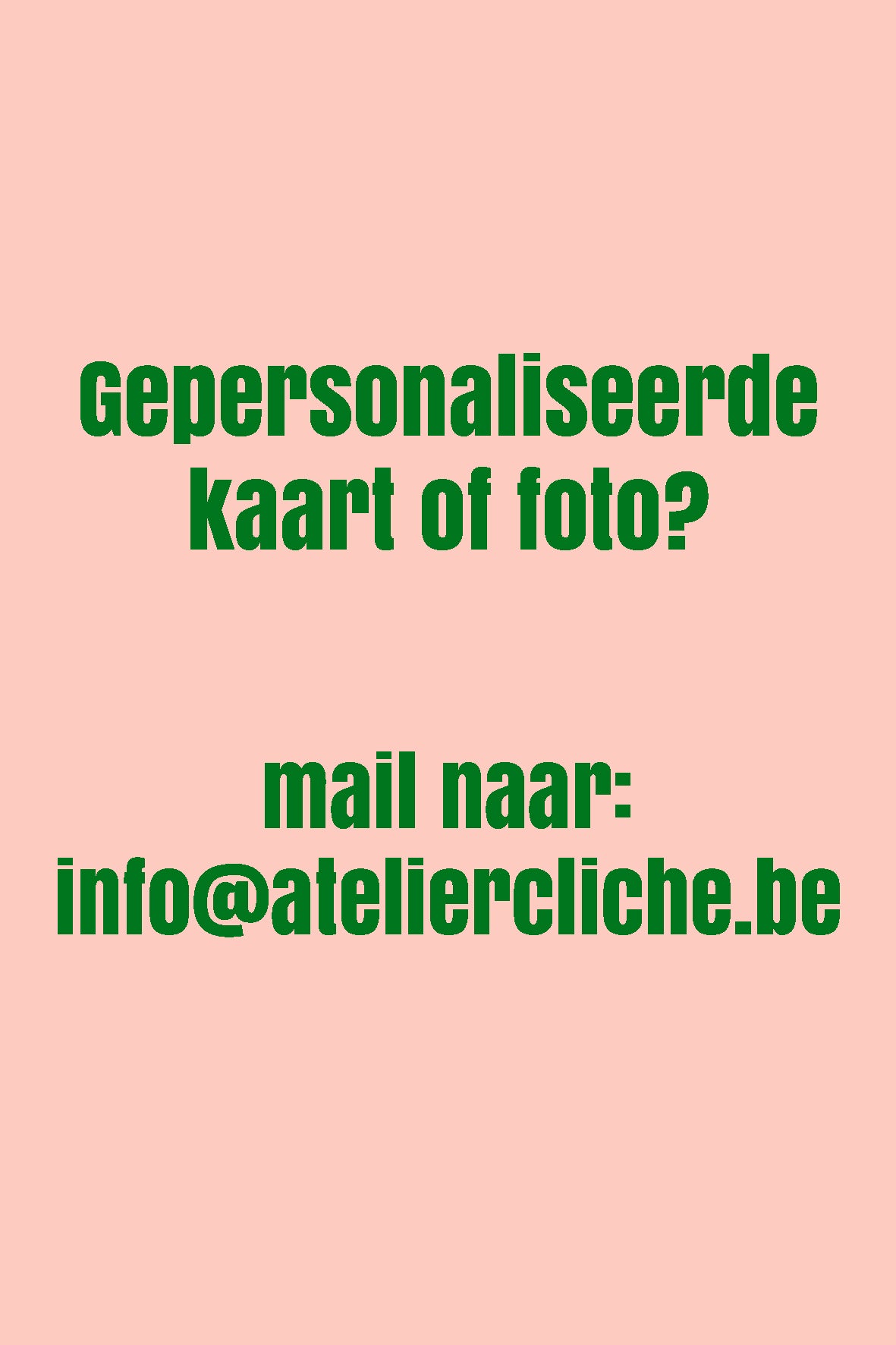 Kaart: Gepersonaliseerde kaart of foto