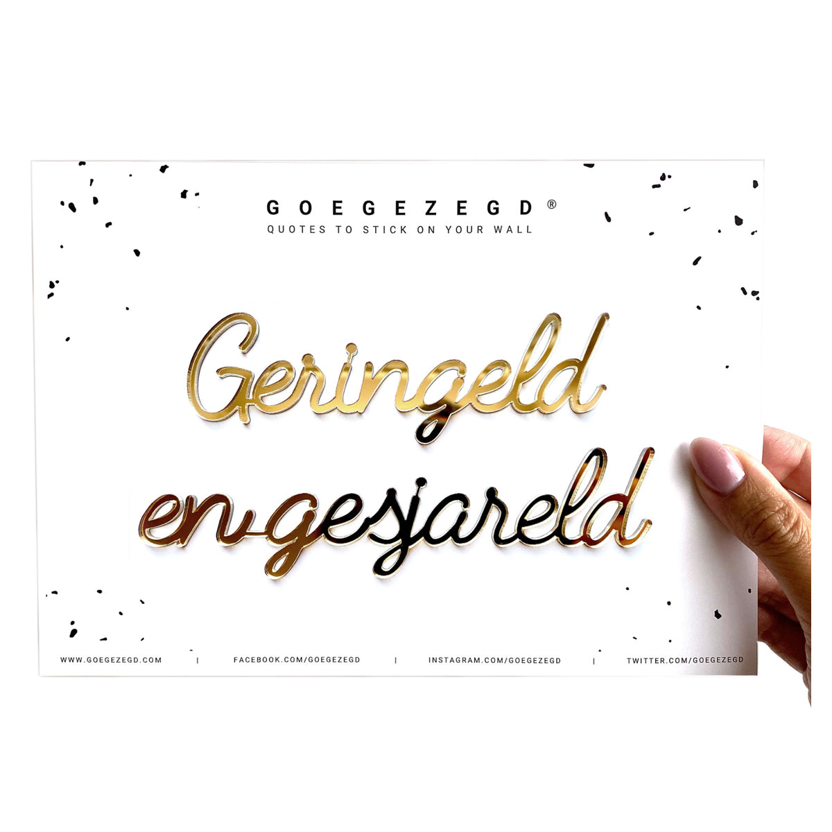 Quote Goegezegd
