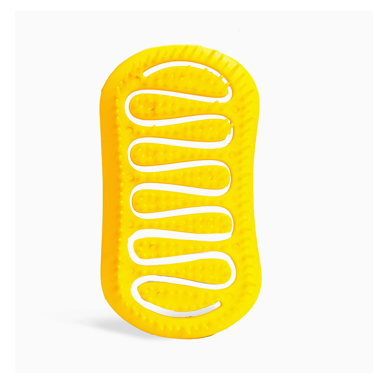 Neon Haarborstel detangler geel