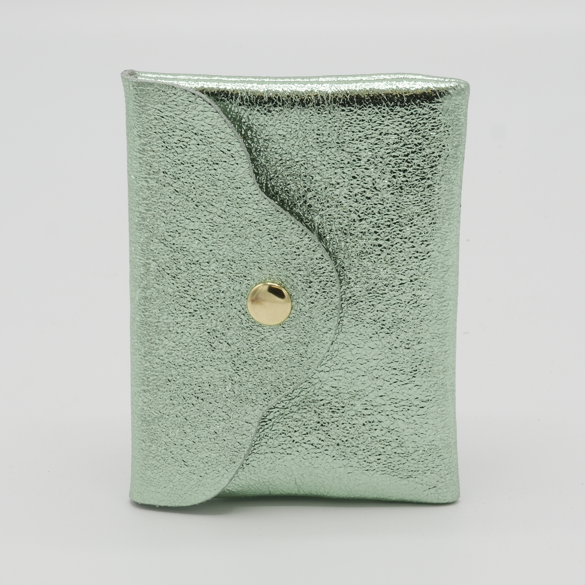 Portemonnee Small Metallic Mintgroen