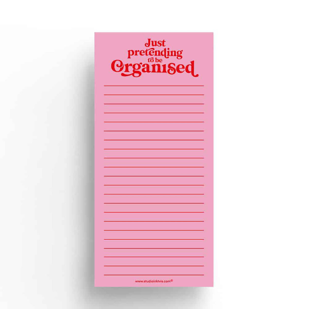 Notitieblok "Just pretending to be organised"