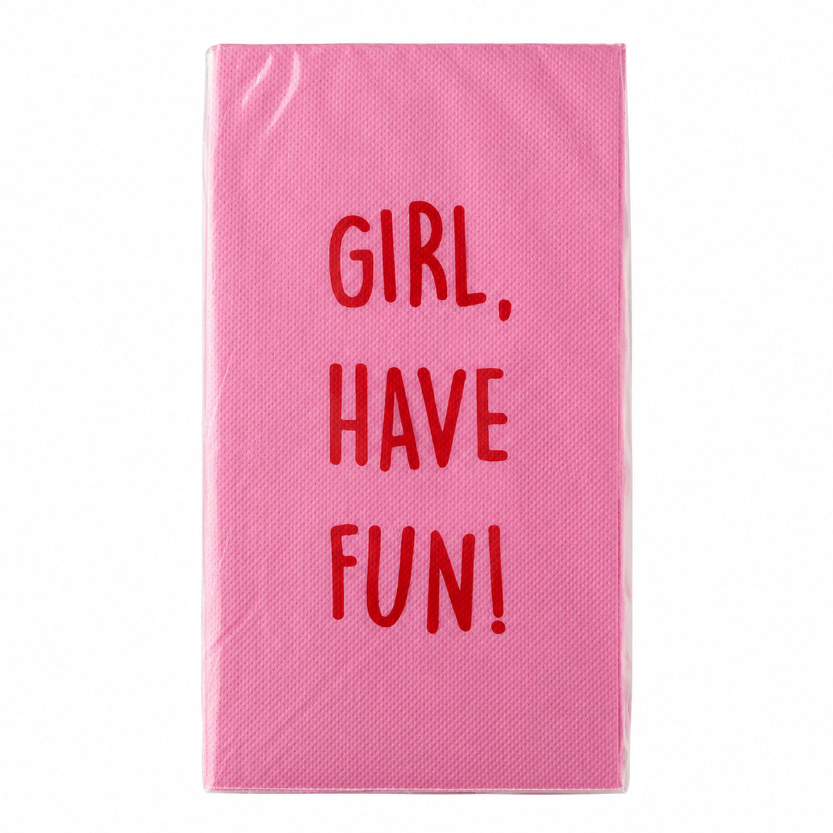 Servetten: Girl have fun