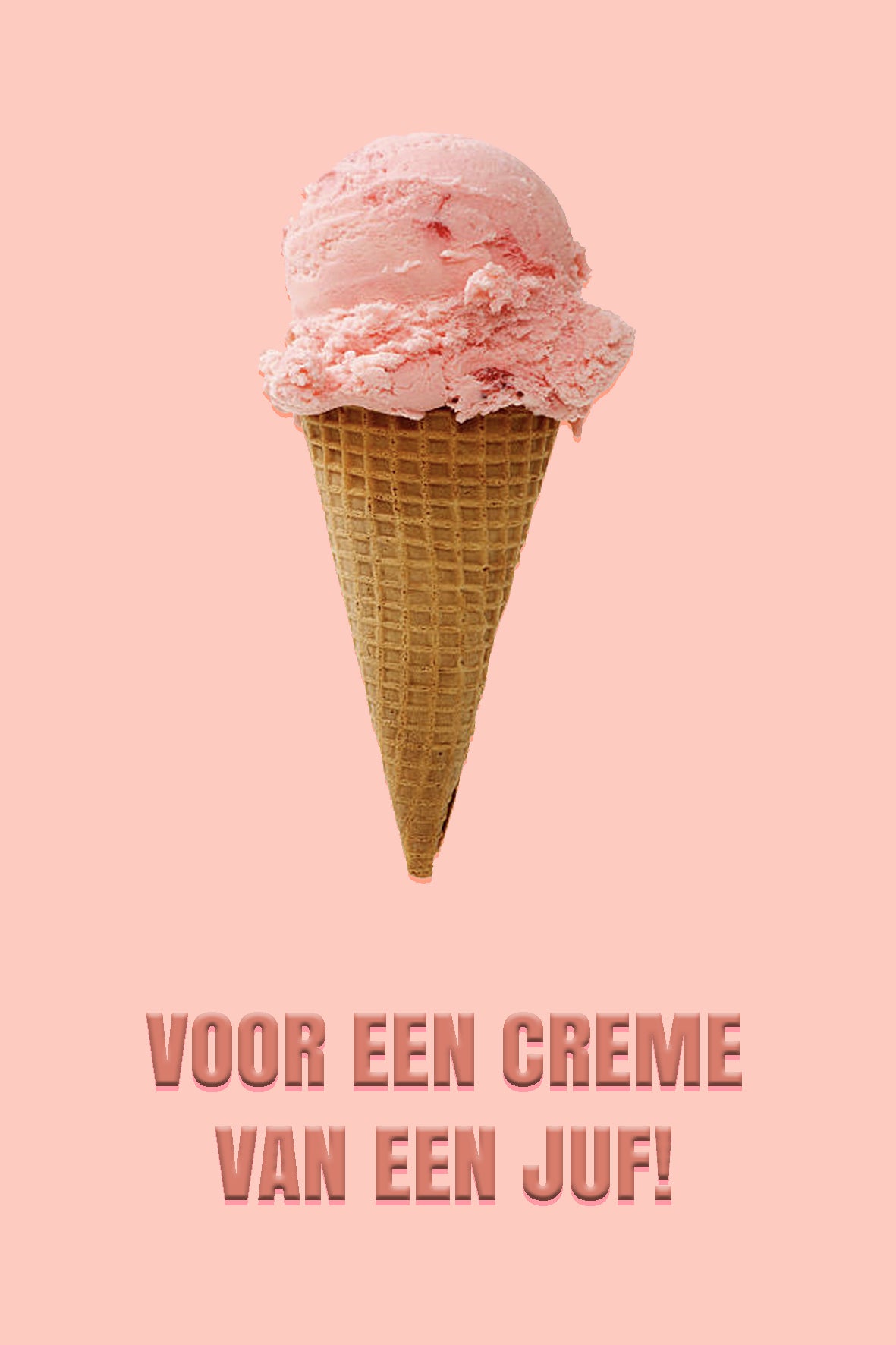 Cadeaubox: Voor een crème van een juf