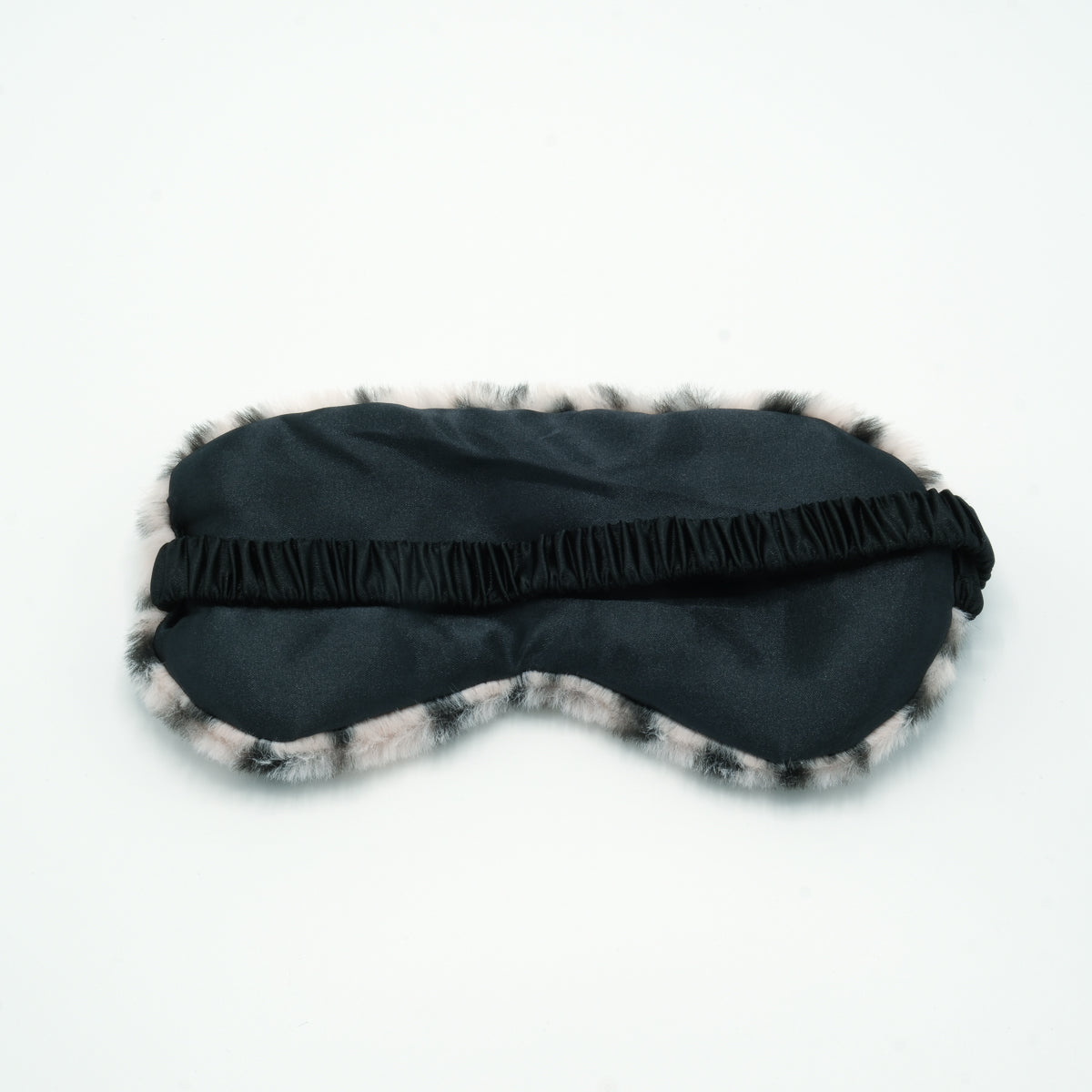 Slaapmasker fluffy leopard