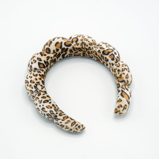 Twist haarband leopard