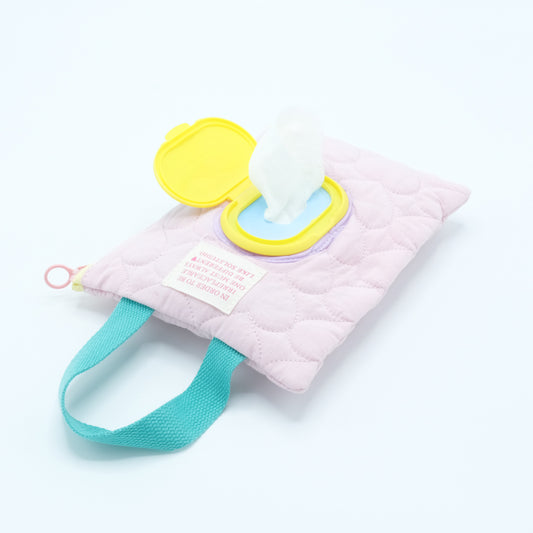 Etui voor vochtige doekjes pink