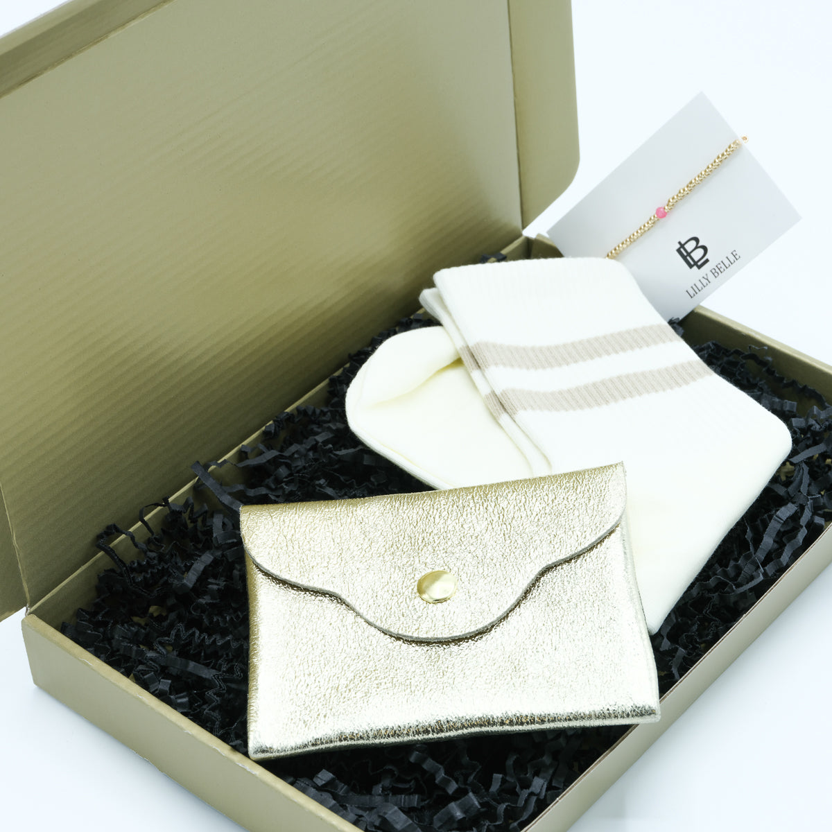 Cadeaubox: Golden feet small