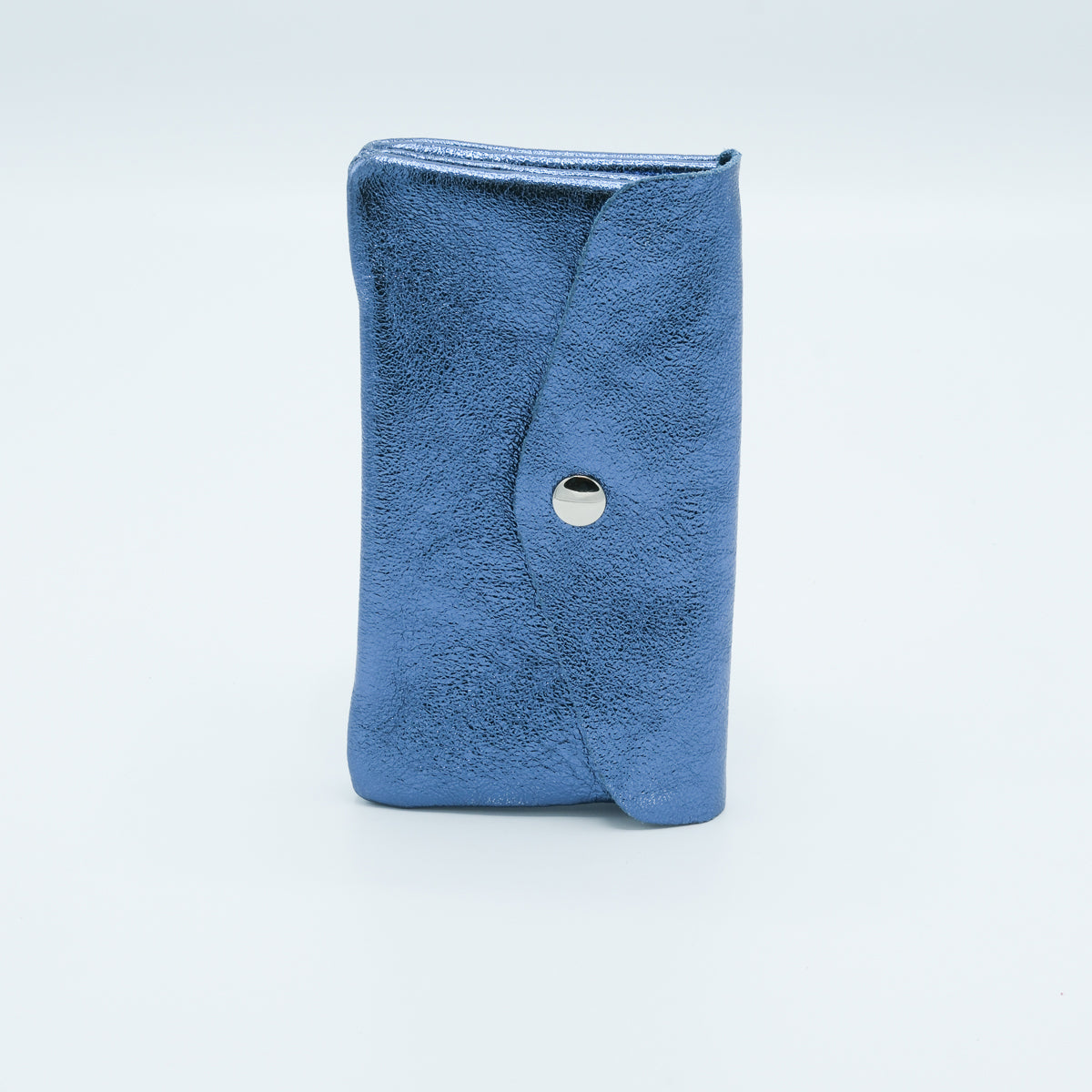 Portemonnee Large Metallic Blauw