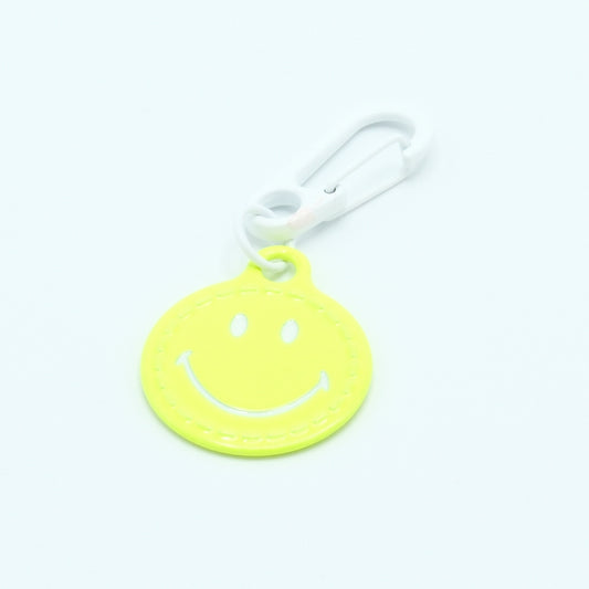 Sleutelhanger smiley  geel
