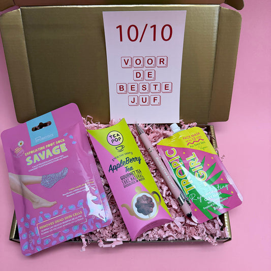 Cadeaubox: 10 op 10 voor de beste juf