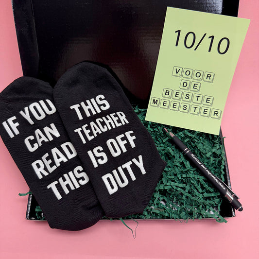 Cadeaubox: This teacher is off duty