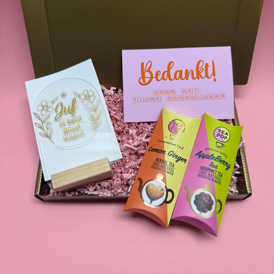 Cadeaubox: Beste juf van het jaar! (kopie)