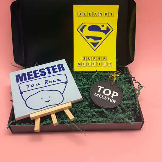 Cadeaubox: Meester jij bent top!