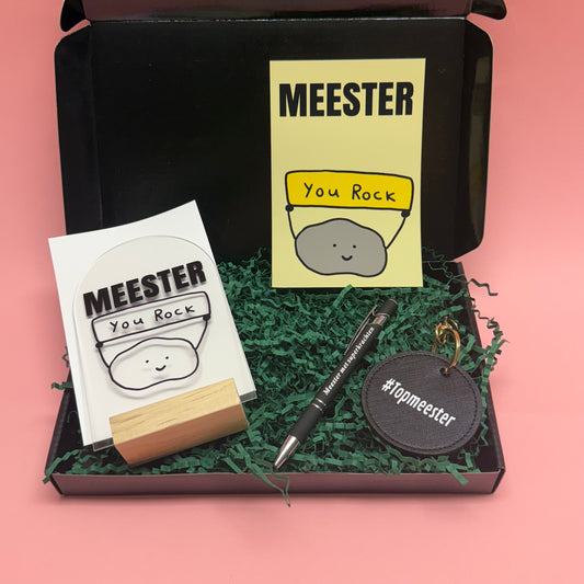 Cadeaubox: Rock on, meester!