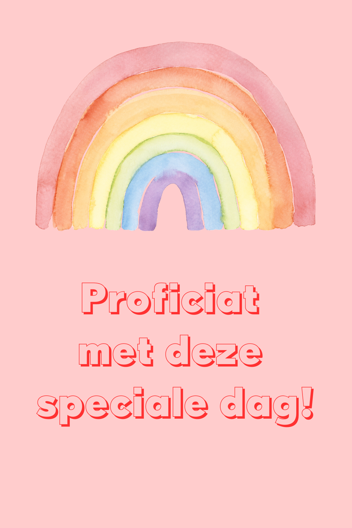 Kaart: Proficiat met deze speciale dag