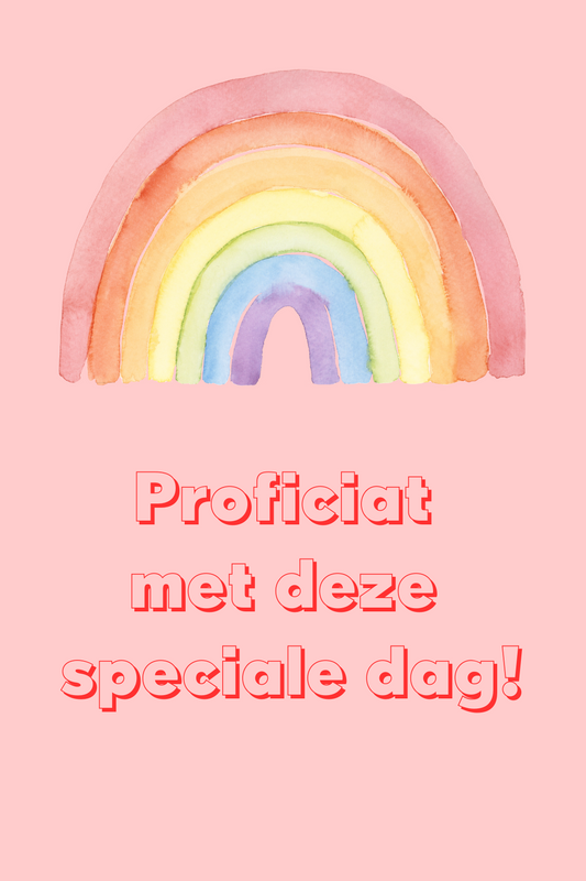 Kaart: Proficiat met deze speciale dag
