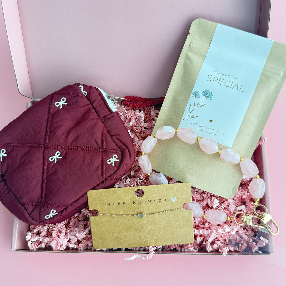cadeaubox: mama, jij bent speciaal bordeaux