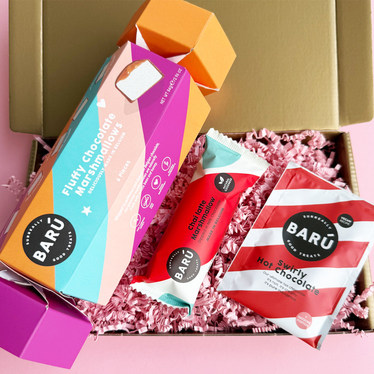Kerstbox: I love chocolate & marshmallows