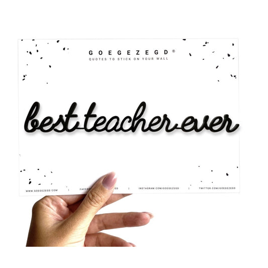 Quote: best teacher ever