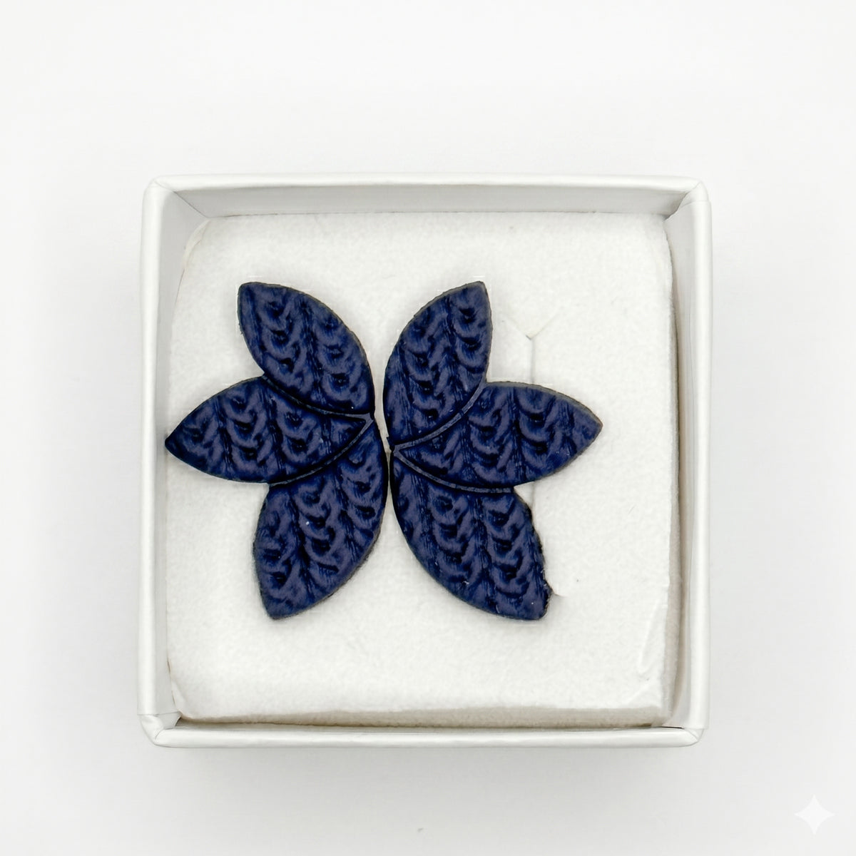 Bloom Curve Earrings blauw