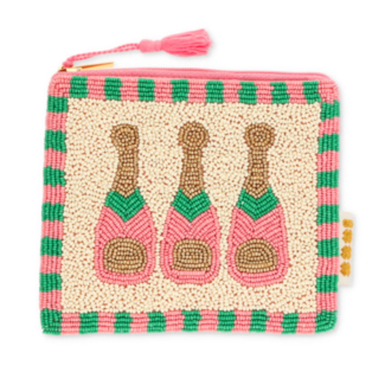 Etui kraaltjes - champagne