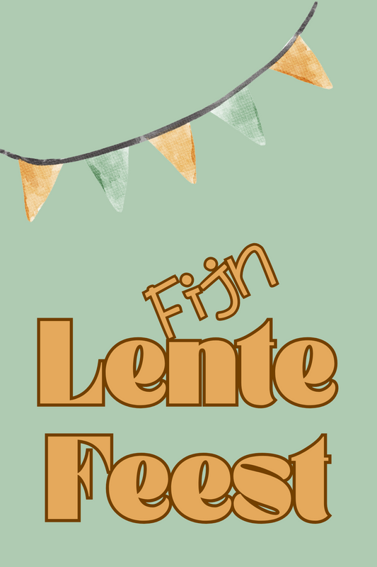 Kaart: Fijn Lentefeest (groen)