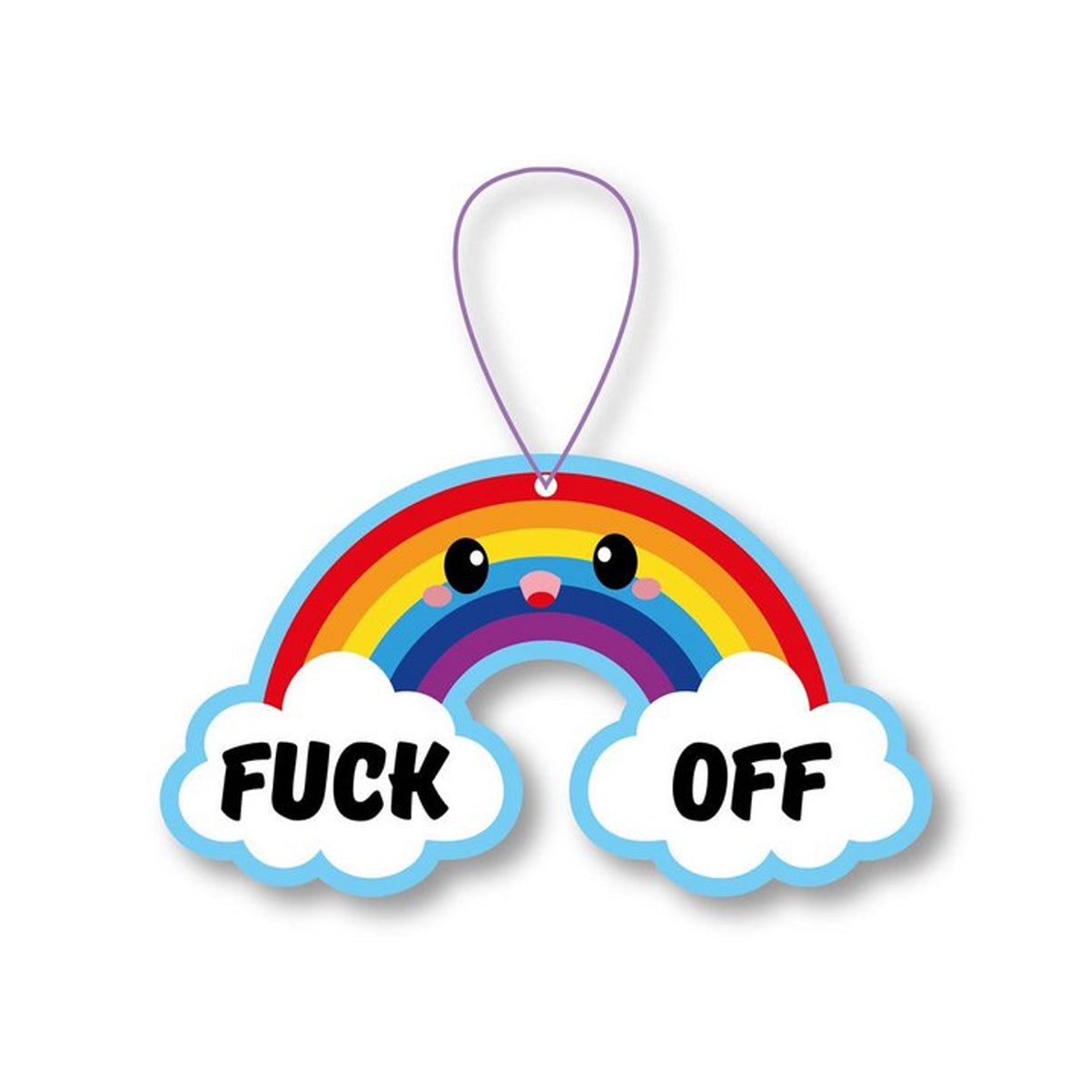 Geurhanger Regenboog Fuck off