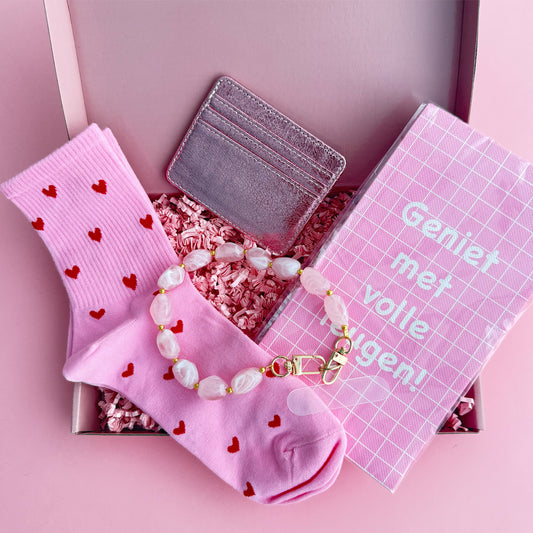 cadeaubox: Mama, loves pink & hearts