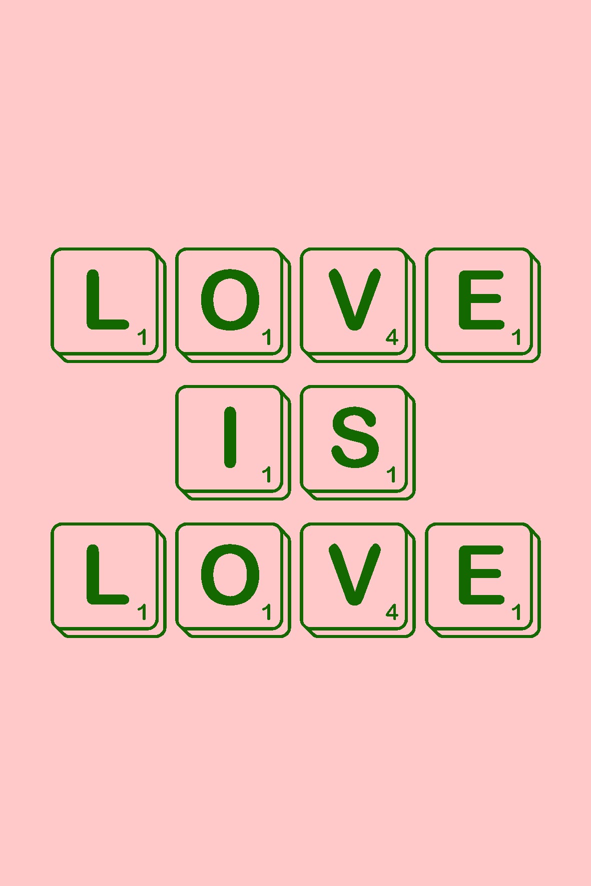 Kaart Love is love