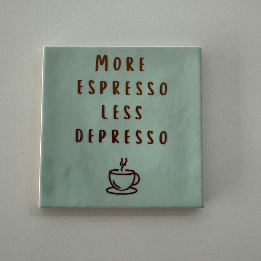 Tegel: More espresso, less depresso