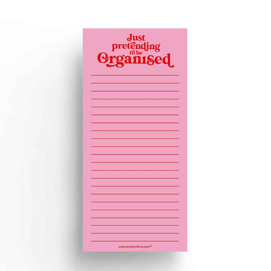 Notitieblok "Just pretending to be organised"