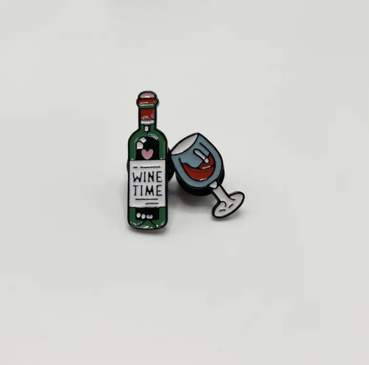 Pin wijnglas
