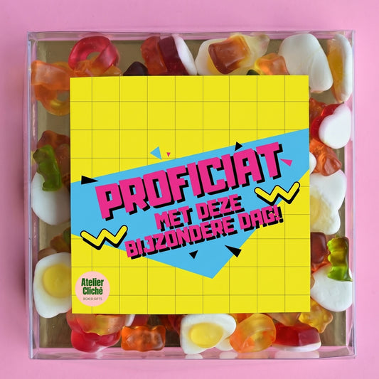 Snoepbox: Proficiat met deze bijzondere dag!