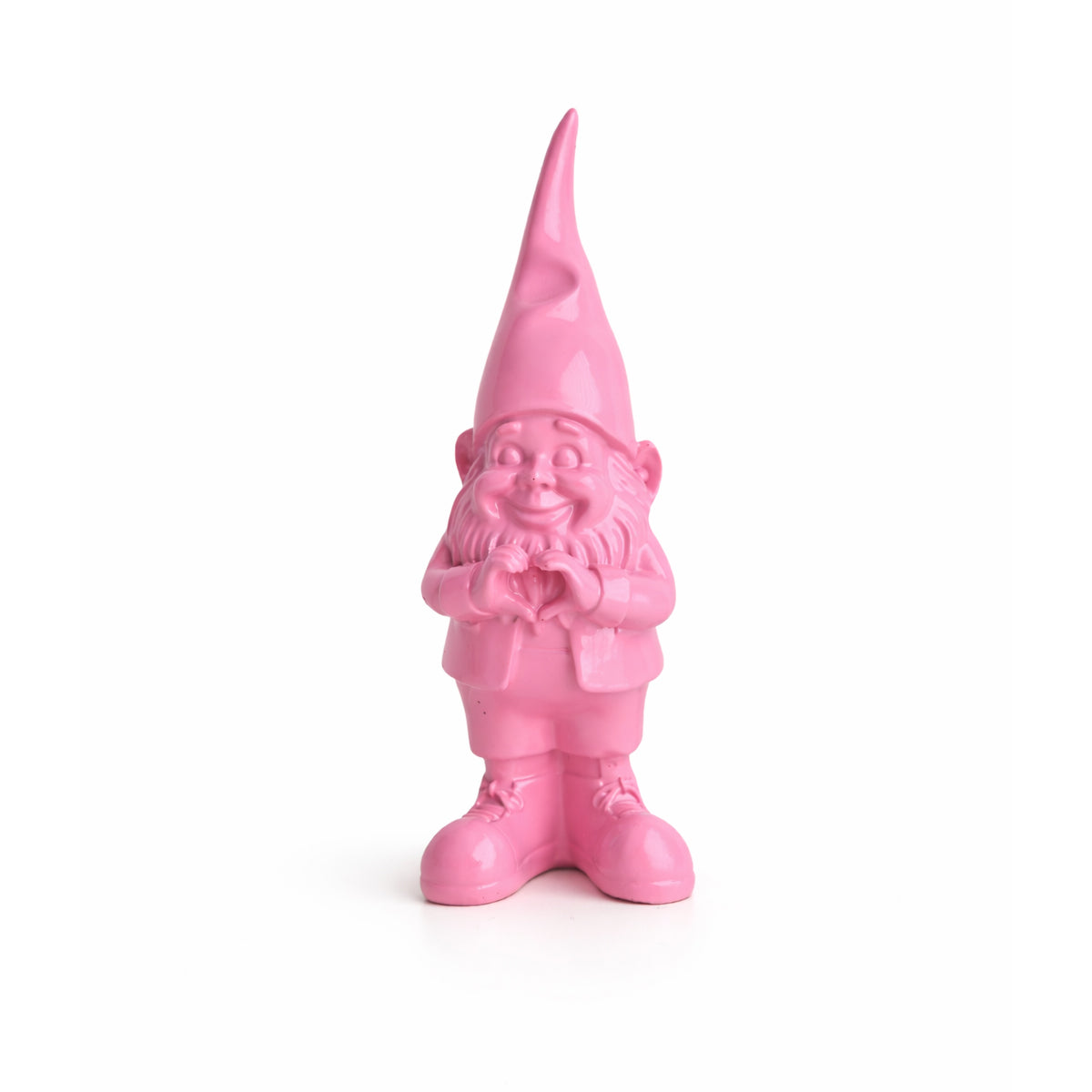 Roze kabouter met hart
