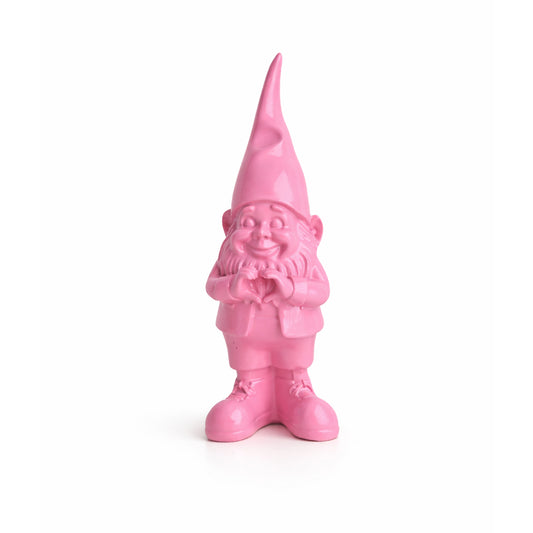 Roze kabouter met hart