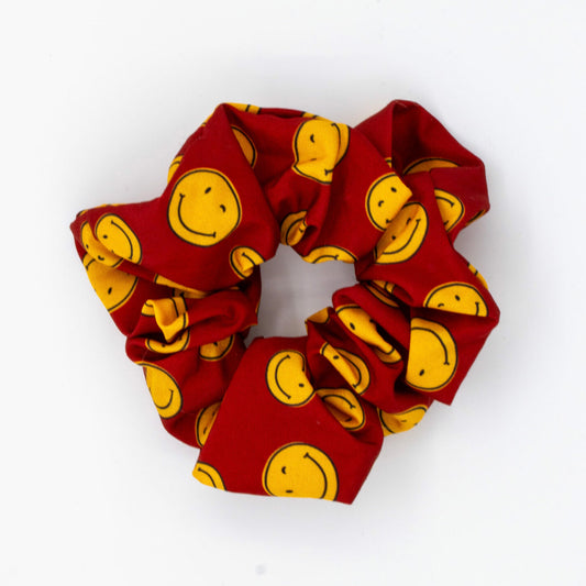 Scrunchie smiley bordeaux
