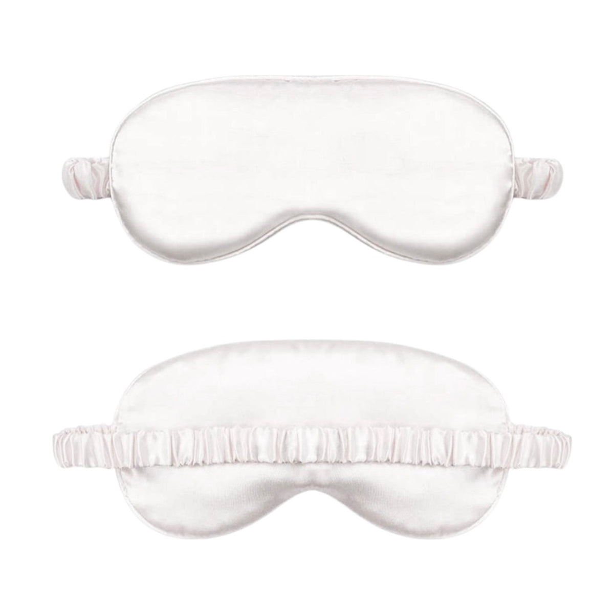 Slaapmasker zijde lichtroze